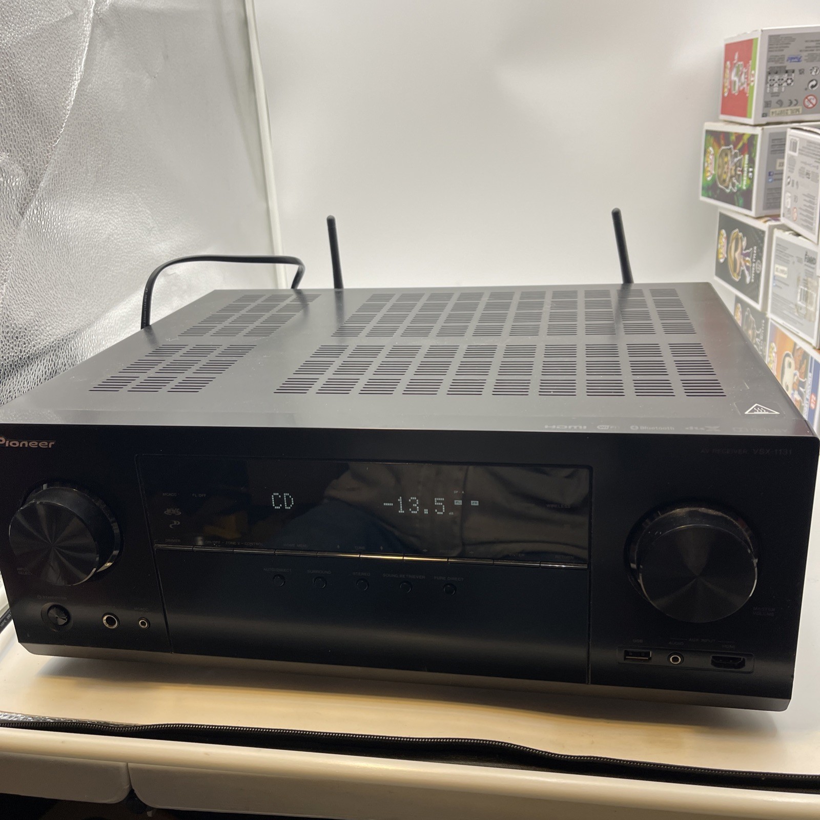 Pioneer VSX-1131 7.2 Channel Network A/V Receiver (4K, Dolby Atmos, audessey)