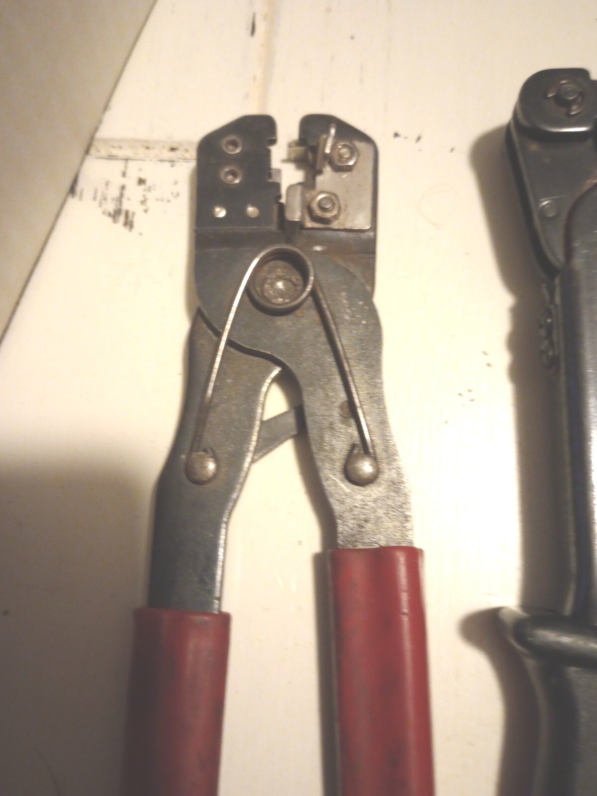 3 USED CRIMP TOOLS 8P8C,ALLEN , 6 COND STYLE TELEPHONE