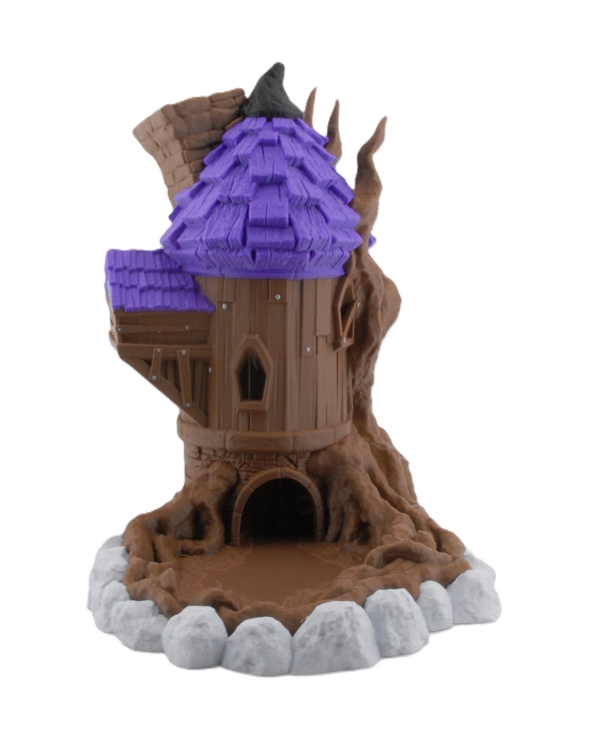Enchanted Grove Wizard Dice Tower – 3D Printed Fantasy RPG Dice Roller | Dice