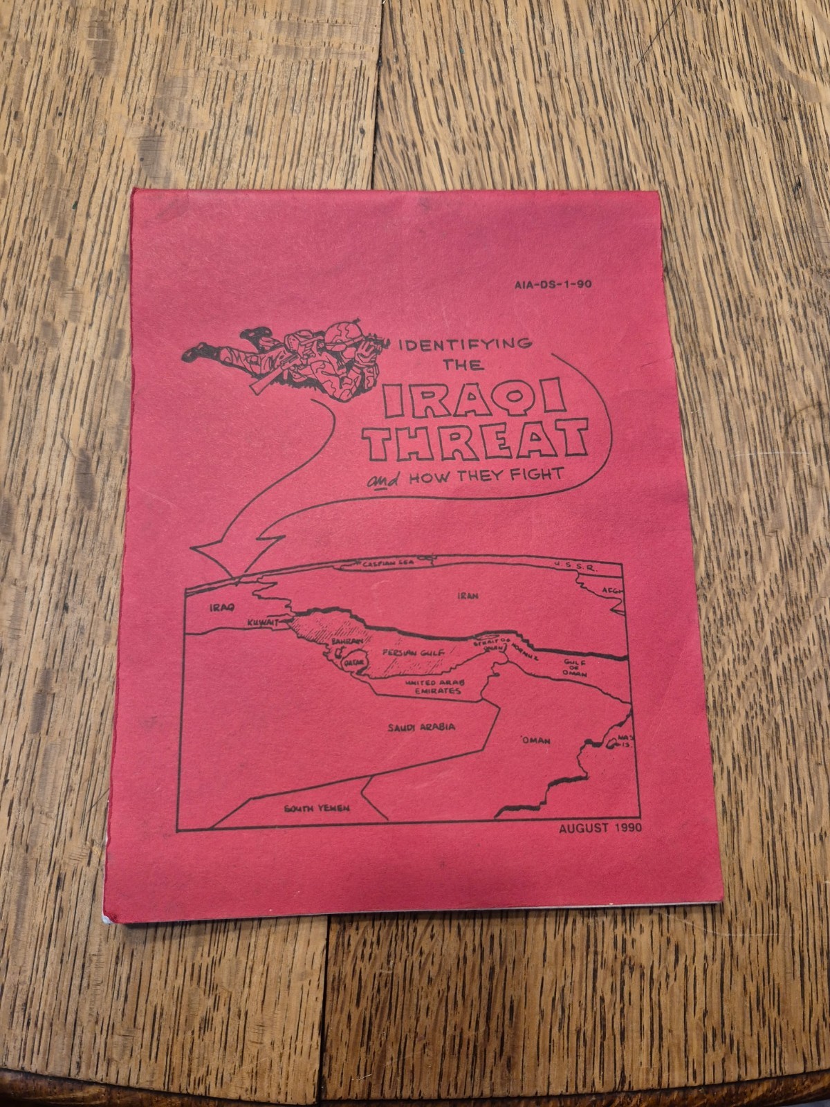 Vintage 1990 Identifying the Iraqi Threat and How They Fight Military Pamphlet