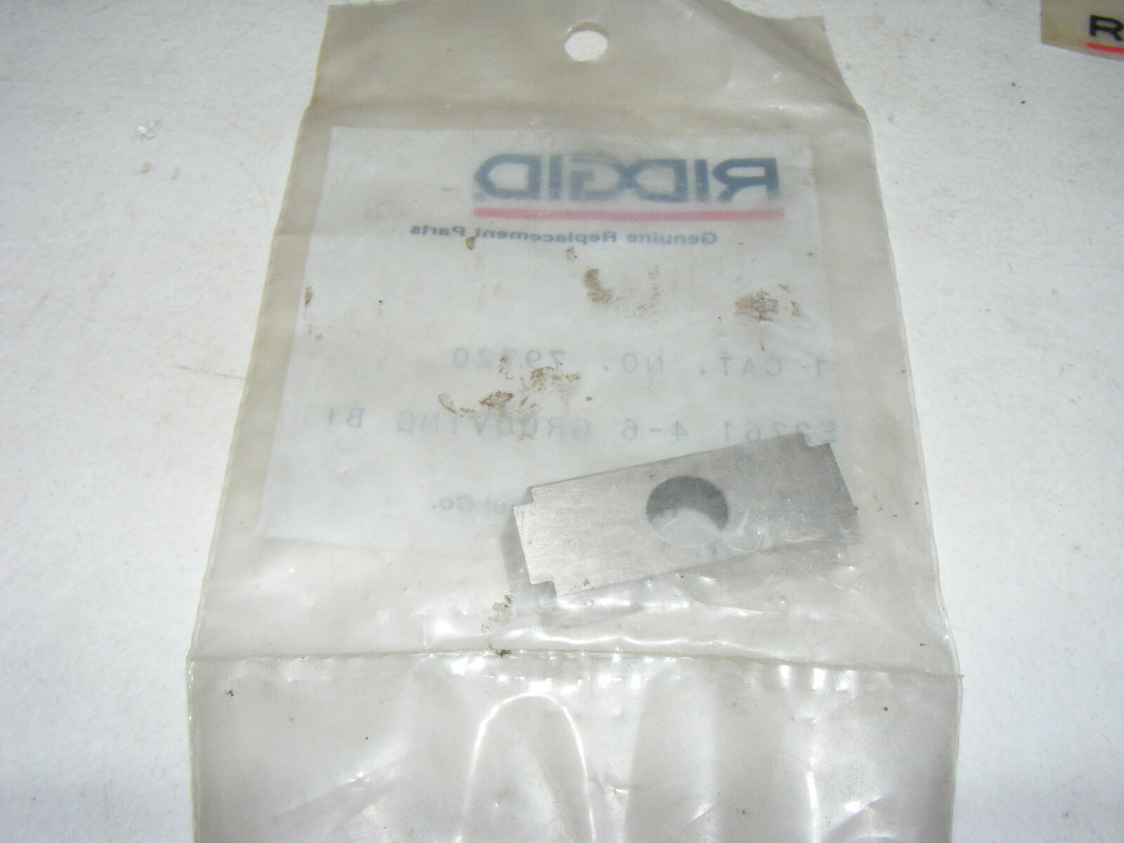 Ridgid 79720 E2761 4-6 Grooving Bit        NOS