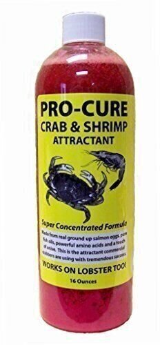Pro-Cure Crab & Shrimp Attractant Bait Oil 16oz Fishing Scent