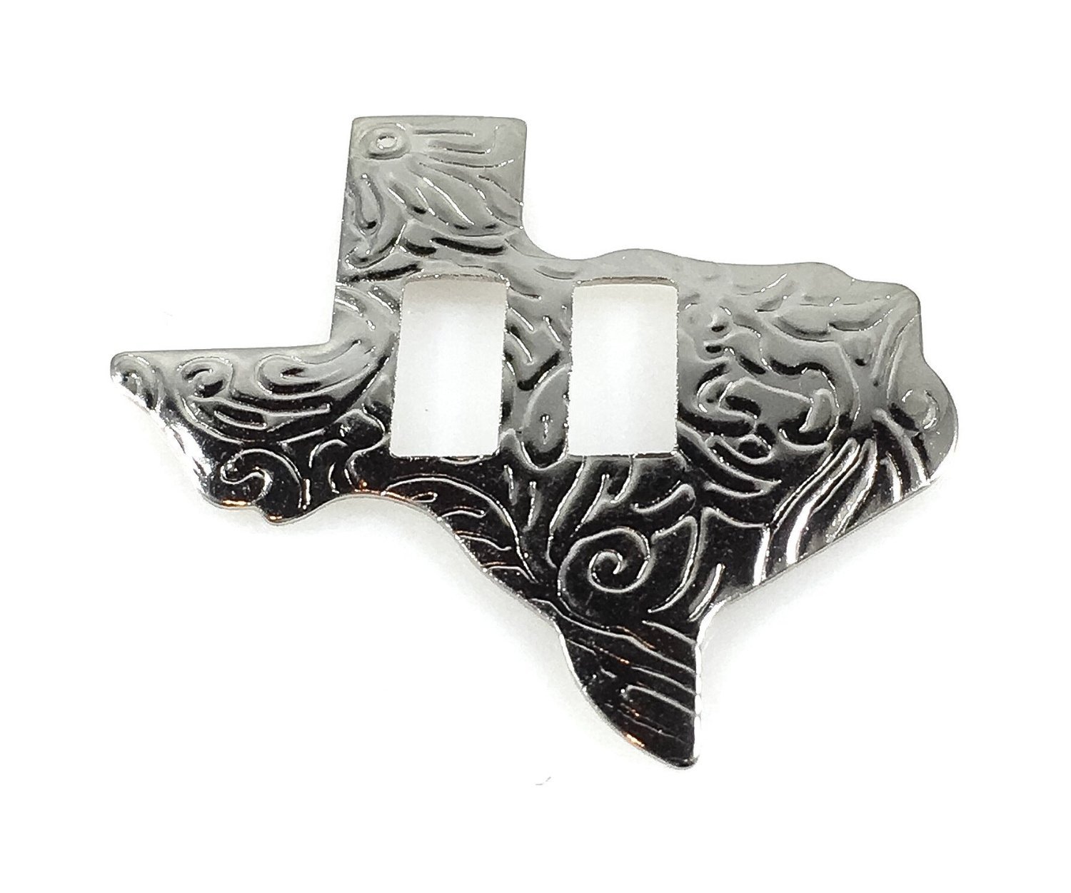 CONCHOS 1 1/2" STATE OF TEXAS NICKEL FINISH 25 pcs