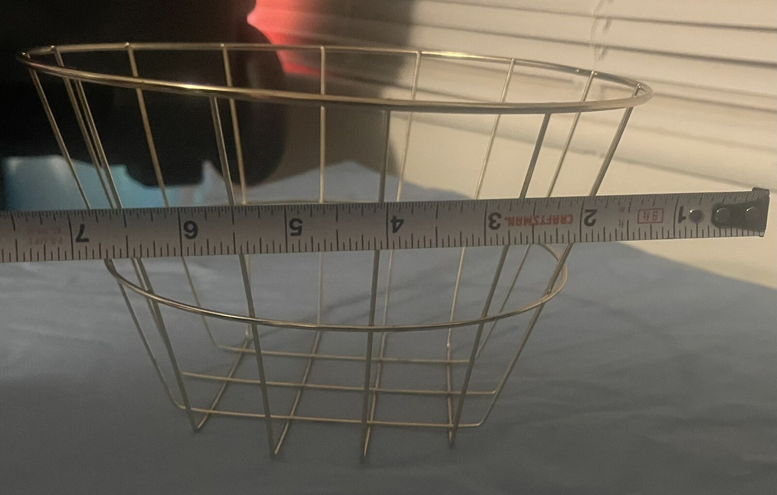 LOT OF 2 METAL BASKETS HOME DECOR