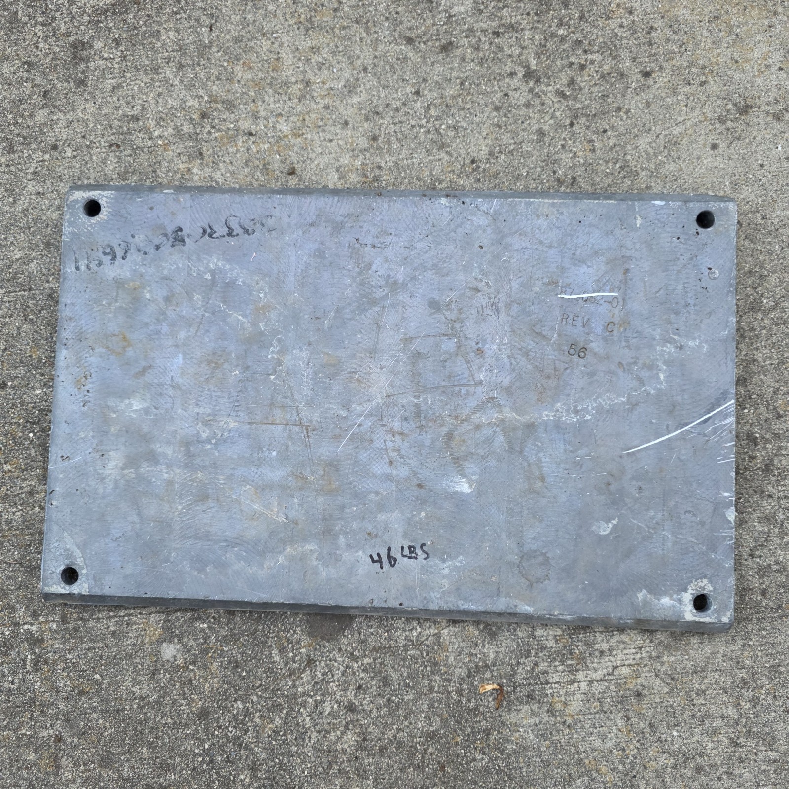 46 LB Solid Lead Plate - High Purity Industrial Metal - Bullet Casting Ballast