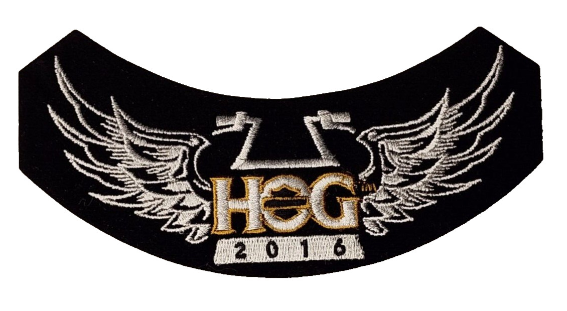 NEW! 2016 Hog Harley Davidson 5  1/2" Patch - Never Used!