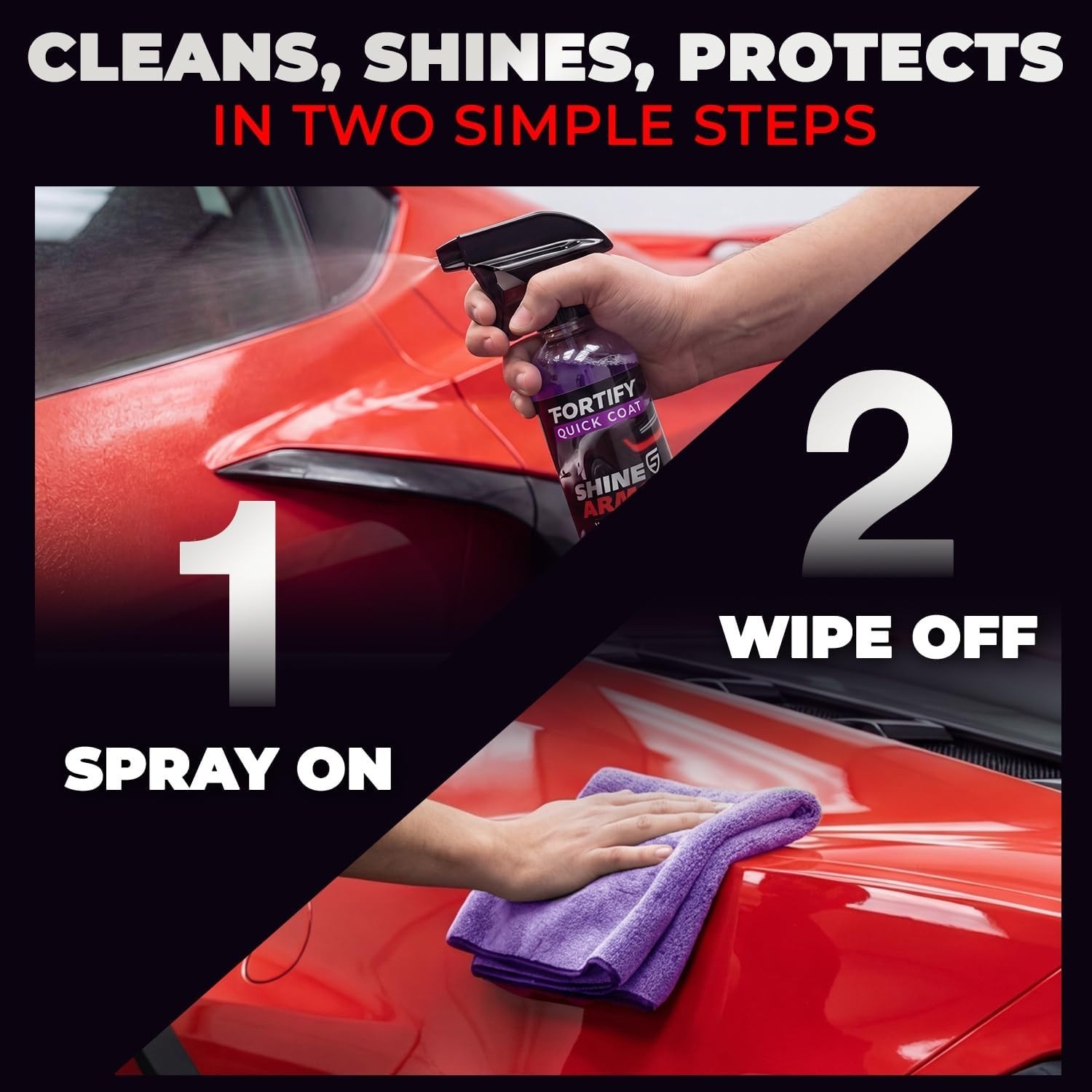 Ceramic Coating Spray - Clean, Glossy, Protected Paint in 15 Minutes Flat | 1...