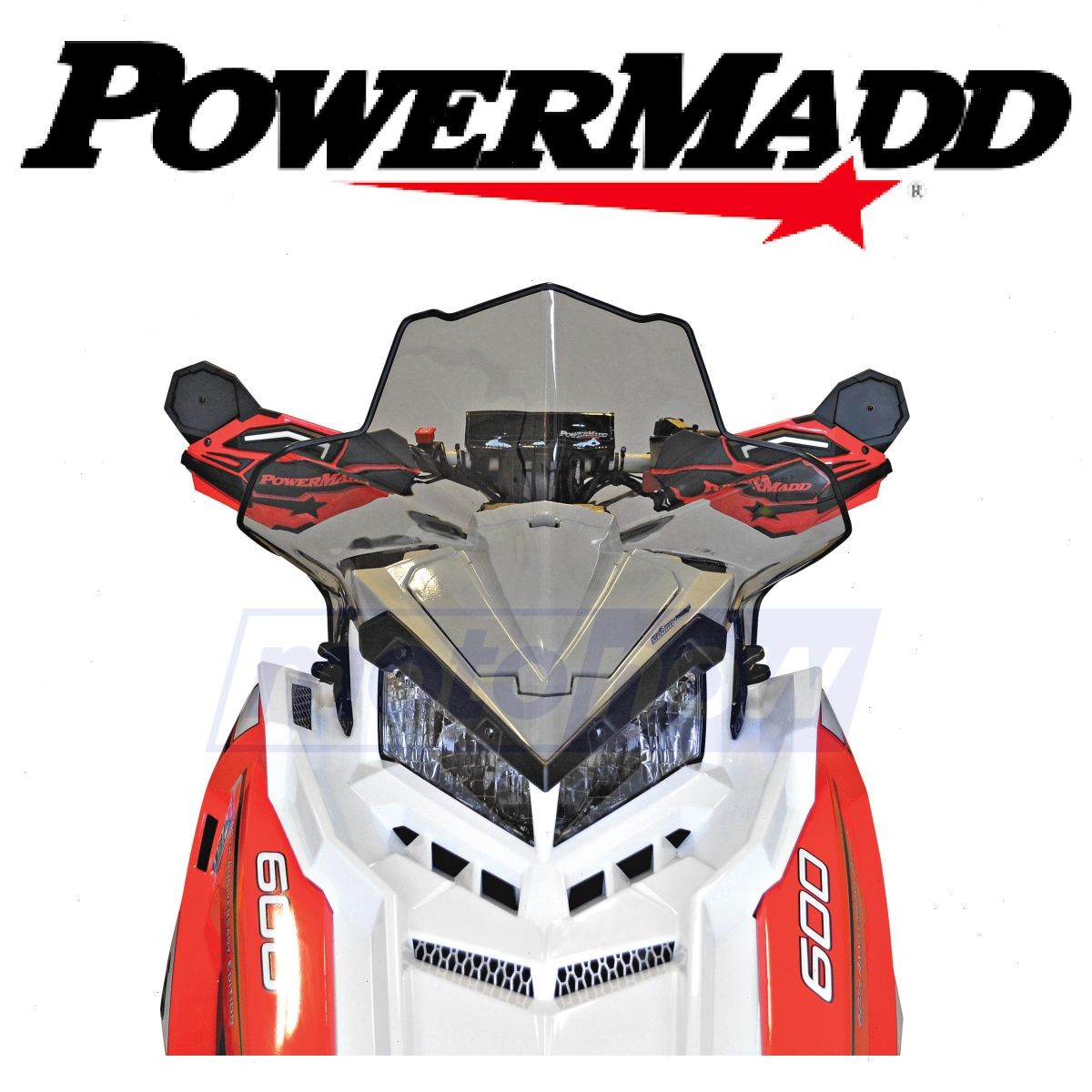 Powermadd Cobra Windshield for 2018-2019 Polaris 800 Titan Adventure 155 - re