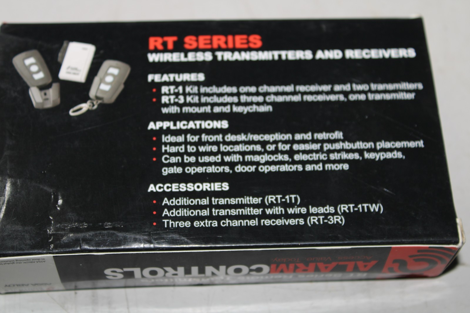 Alarm Controls RT-1 Wireless Transmitter & Receiver Kit 433.92MHz Single Channel
