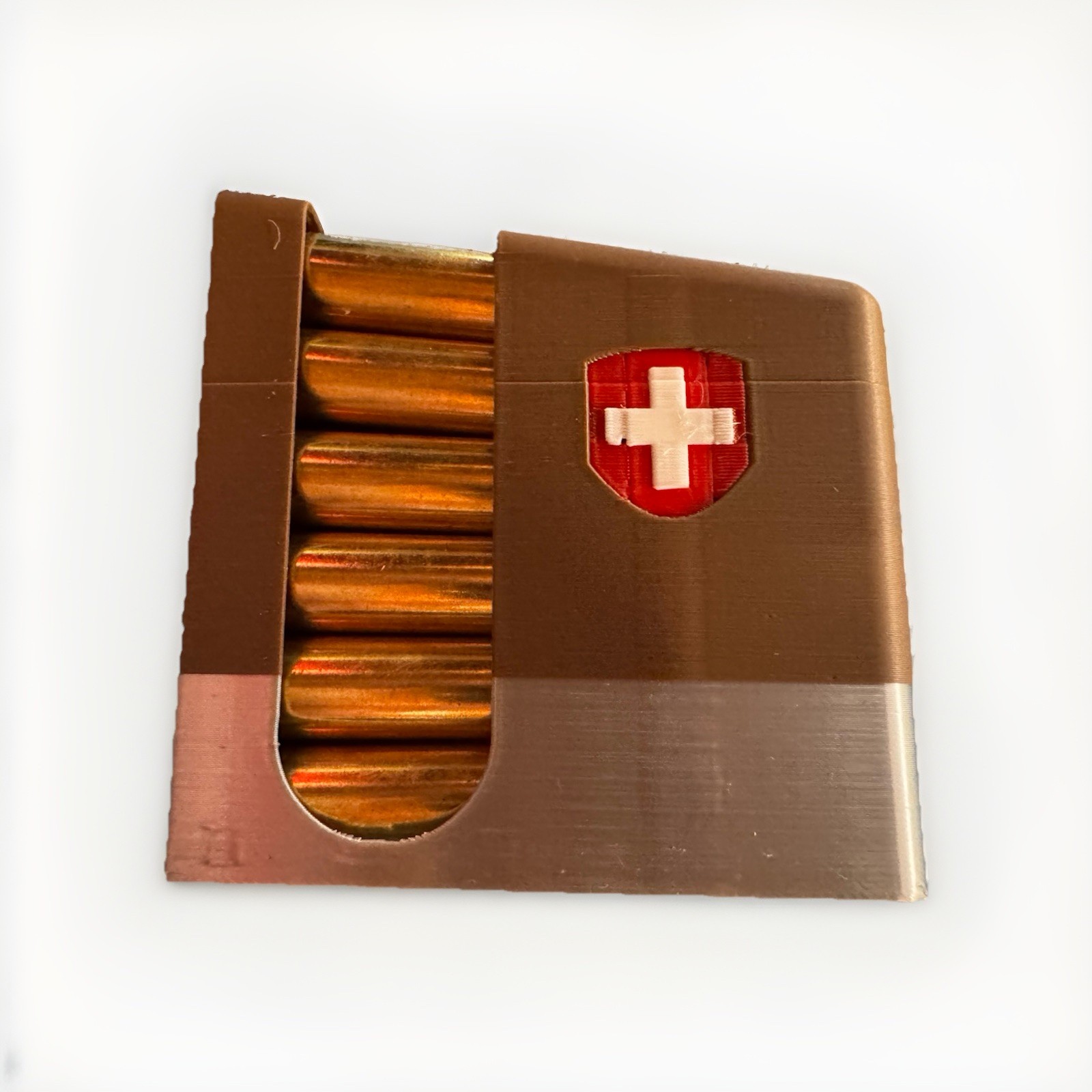 Swiss 7.5x55, K31 Stripper Clip. 3d Printed In PLA