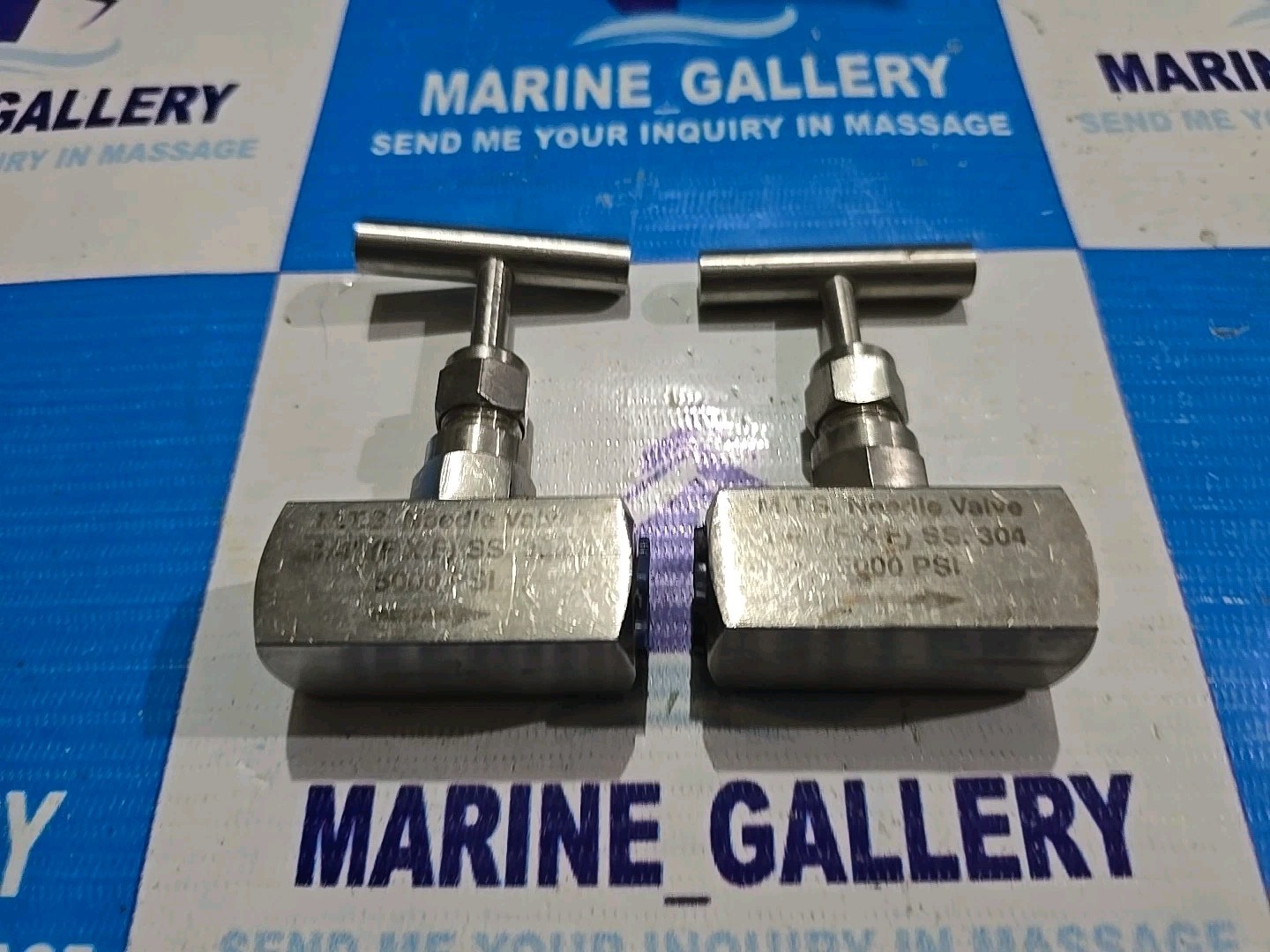 M.T.S Needle Valve 1/4" Ball Valve 5000PSI ( LOT OF 2 PCS ) , New Fast Ship