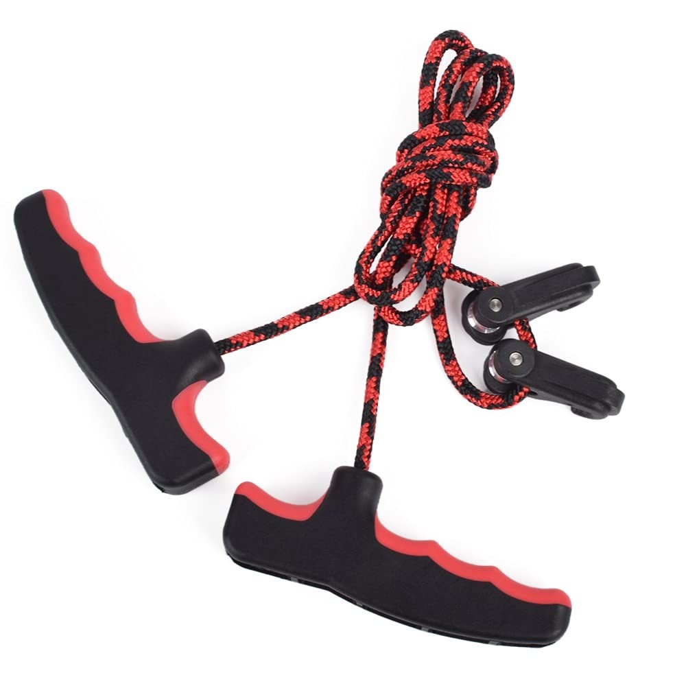 Crossbow Rope String Cocking Device Double Handle for Archery Bow Hunting Too...