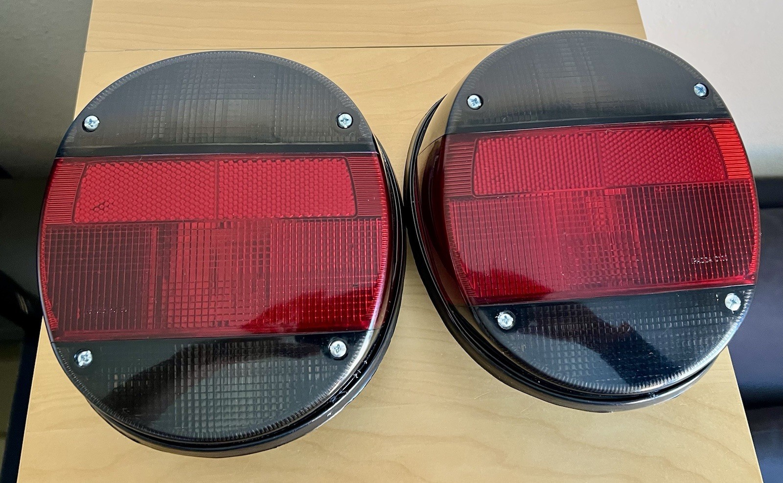 VW T1 Bug & Super Beetle & Thing Tail Light Tailights SMOKE SET