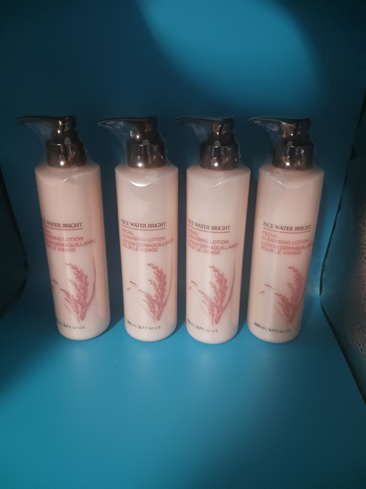 Lot Of 4 Avon Rice Water Bright Facial Cleansing Lotion