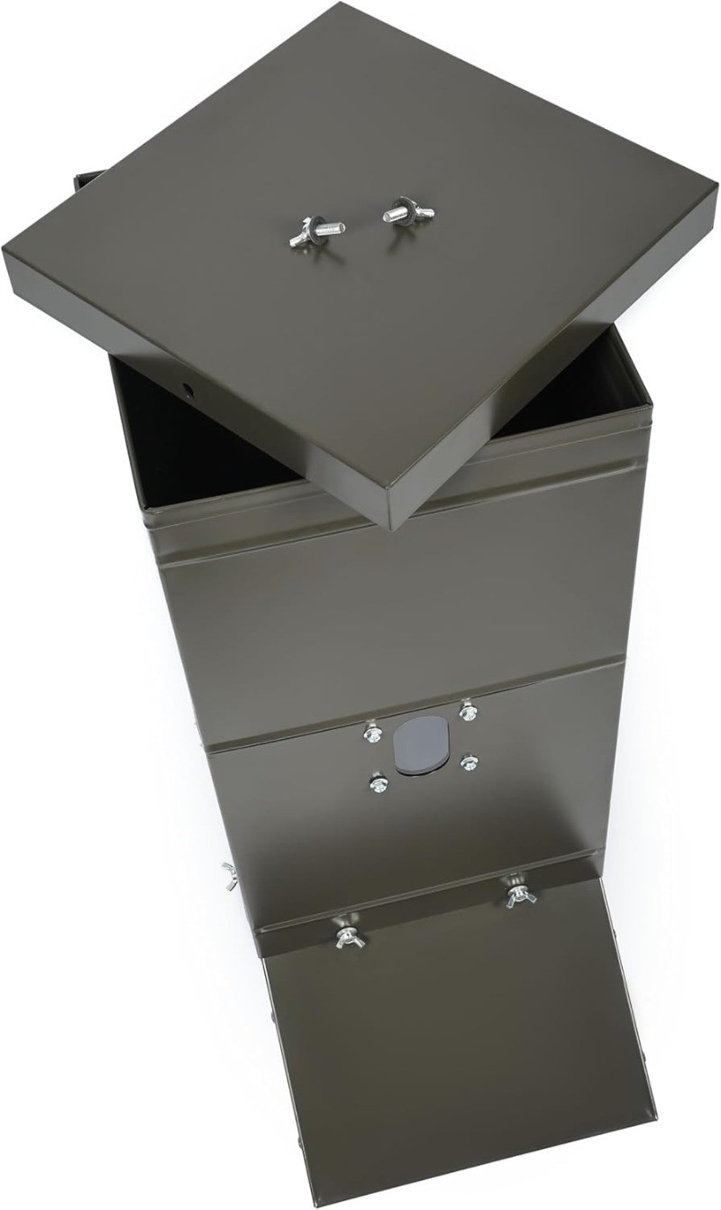 Tree Protein Hanging Deer Feeder with Waterproof Cover and Mounting Straps