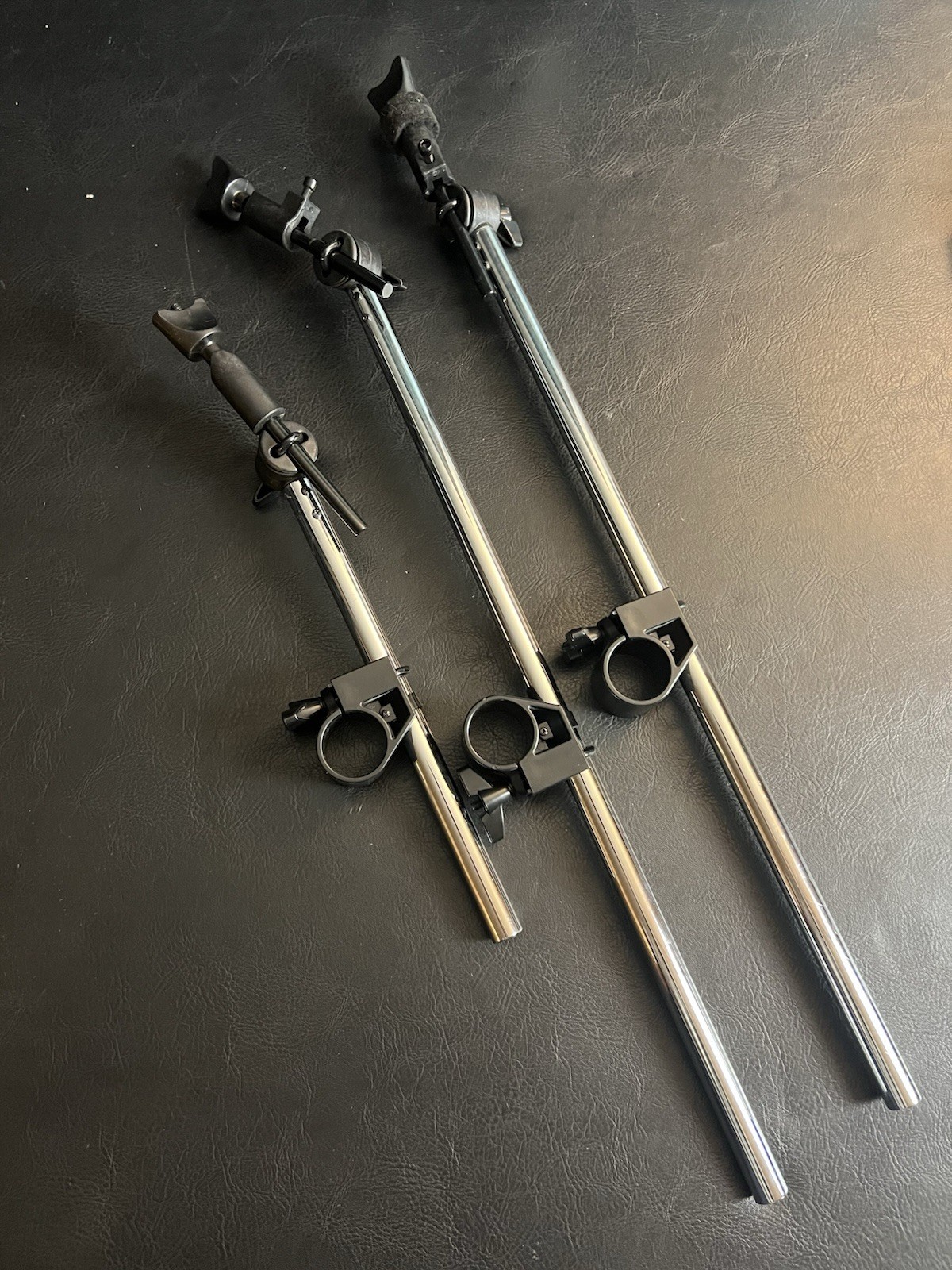 Lot of 3 ALESIS DM6 Electronic Drums 24” + 12” Cymbal Holder Arms Stands Arm