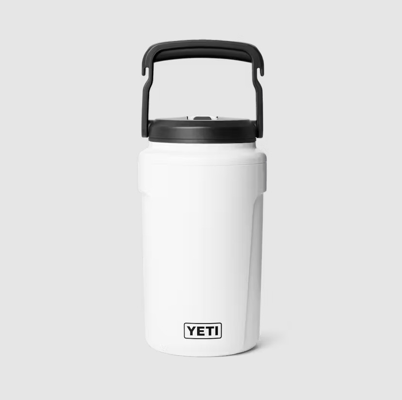 [BIG SALE] YETI Rambler Half Gallon Jug Durable Bottle - White