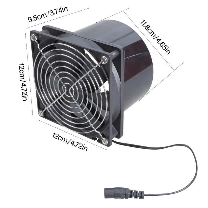 Universal Cooling Fan Duct Exhaust Fan for Multiple Applications Durability
