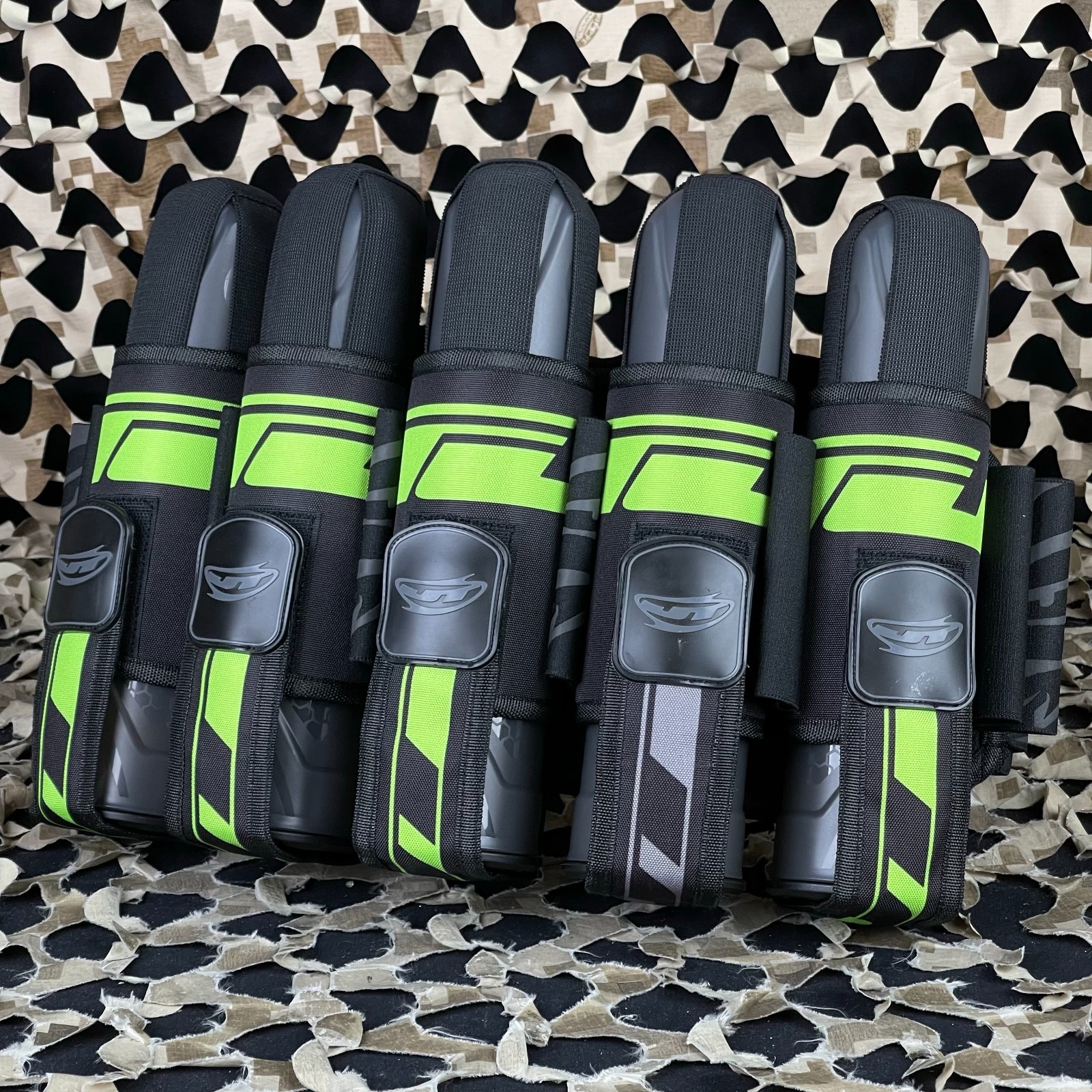 NEW JT Swift 5+8 Paintball Harness - Lime