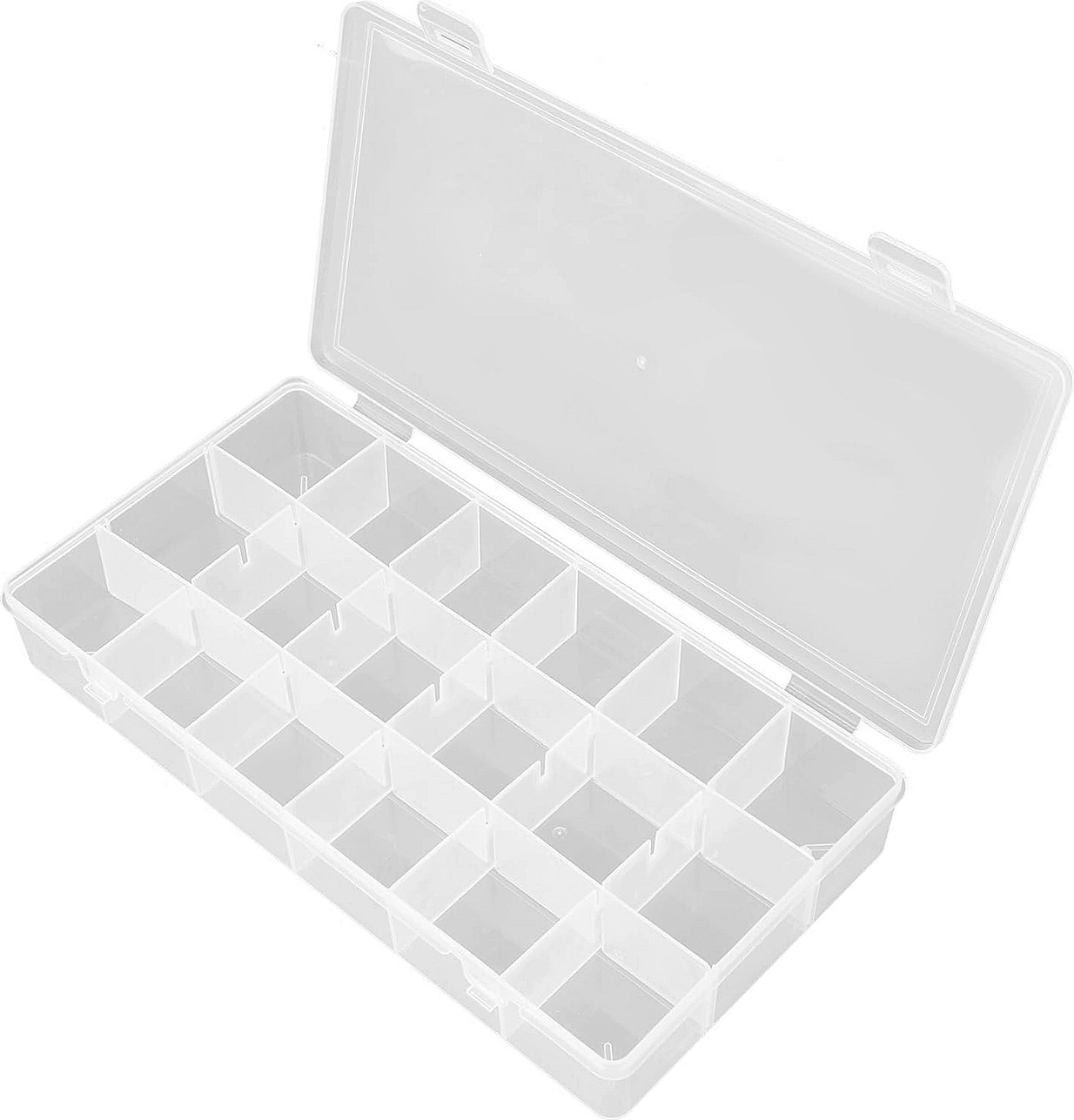 Organizer box storage large tool jewelry plastic Screws container case clear Tie