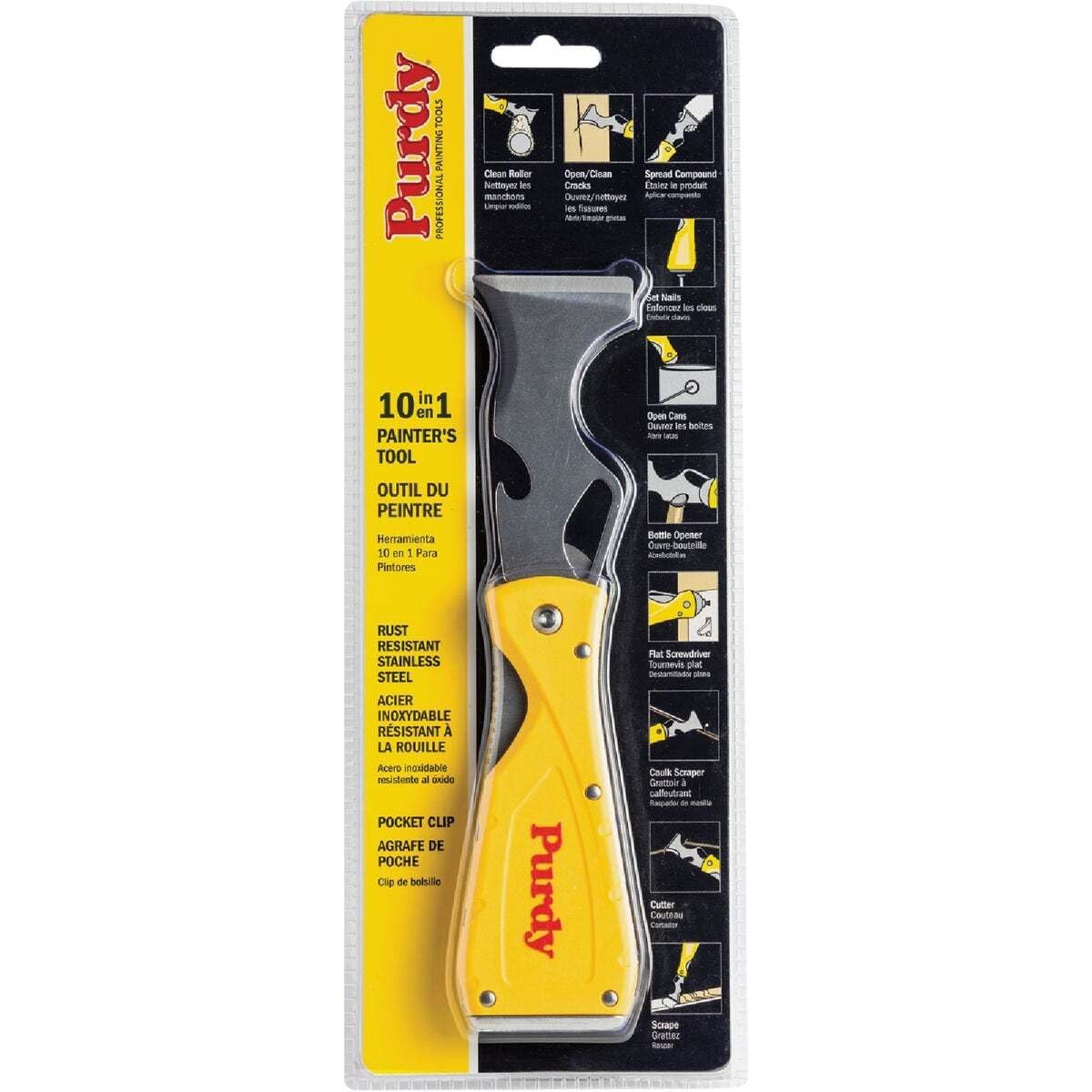 Premium Multi-Utility Tools 10-in-1 Folding Prep Tool One Size, Multi
