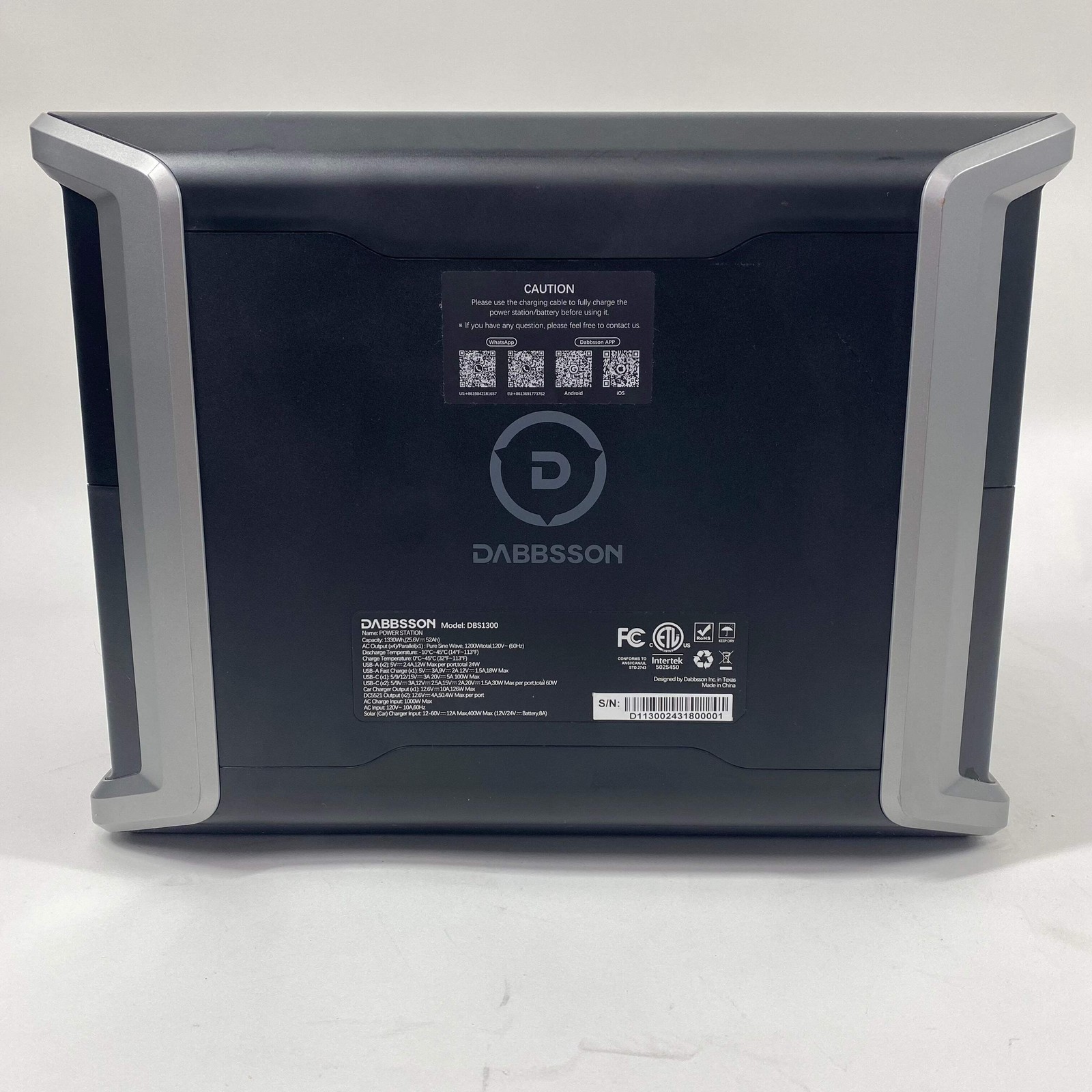 Dabbsson DBS 1300 Portable Power Station DBS1300
