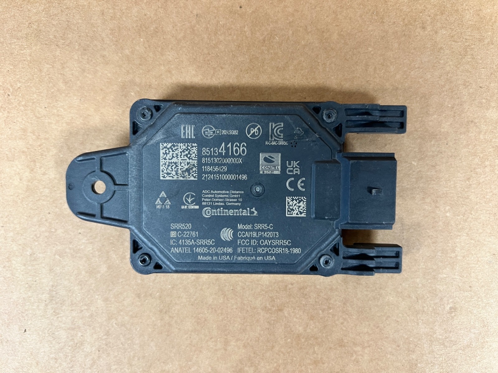 OEM - 2020-2025 GM / GMC / CHEVROLET FRONT CRUISE DISTANCE RADAR MODULE 85134166