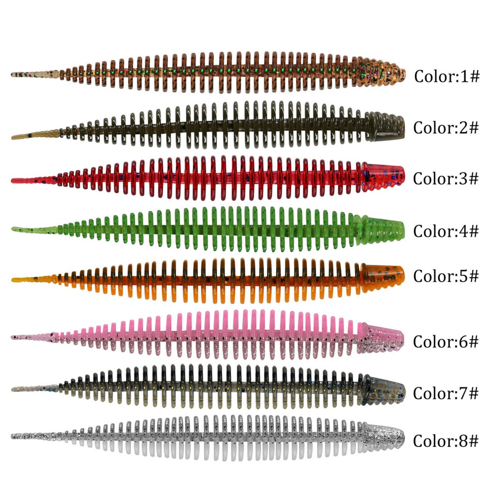 6pcs 12.5cm fishing lures soft plastic baits Soft Plastic Fishing Lures
