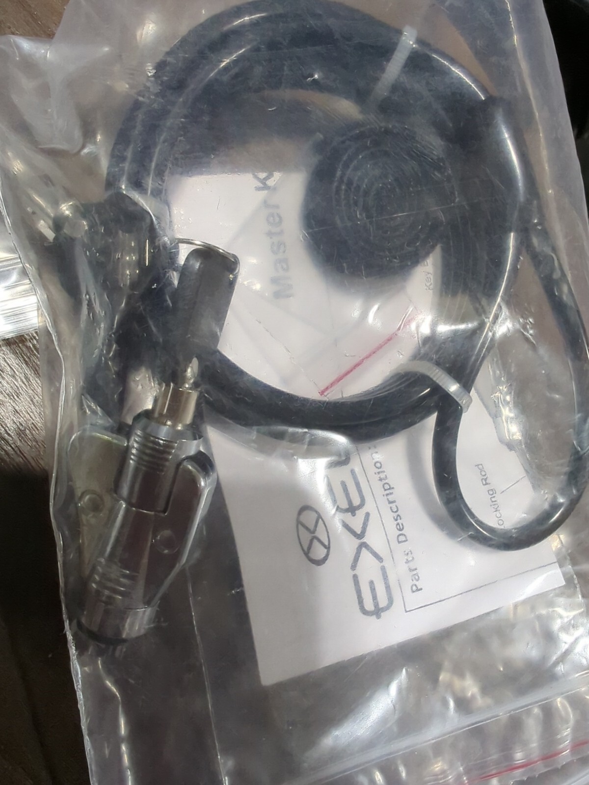 Exel 264125 Arrowhead Laptop Security Key Cable Lock