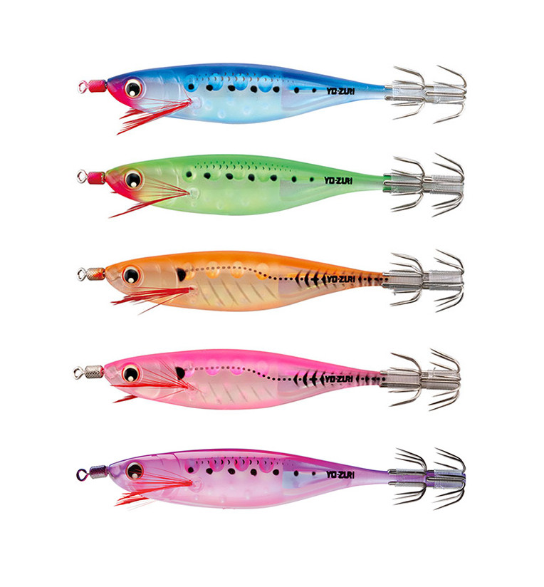 Yo-Zuri Squid Jig Ultra Bait Aurora Sinking 3 3/4 inch Squid Jig Saltwater Lure