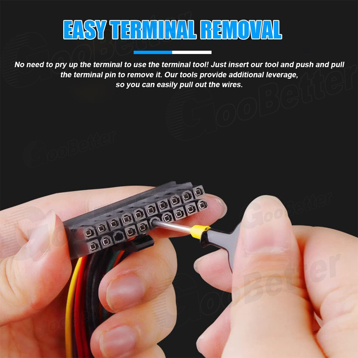82Pcs Pin Ejector Wire Kit Extractor Auto Terminal Removal Connector Puller Tool