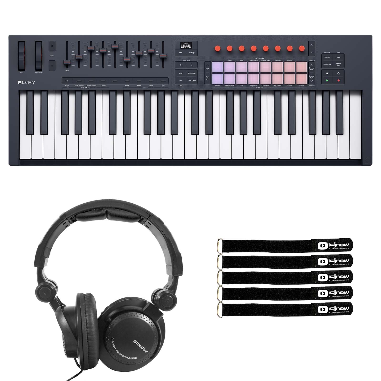 Novation FLkey 2 49 MIDI Keyboard Controller with Headphones Package