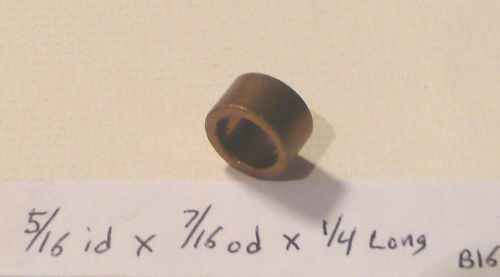 Oilite Bushing Bronze 5/16 id x 7/16 od x 1/4 Bearing sleeve spacer bush linkage