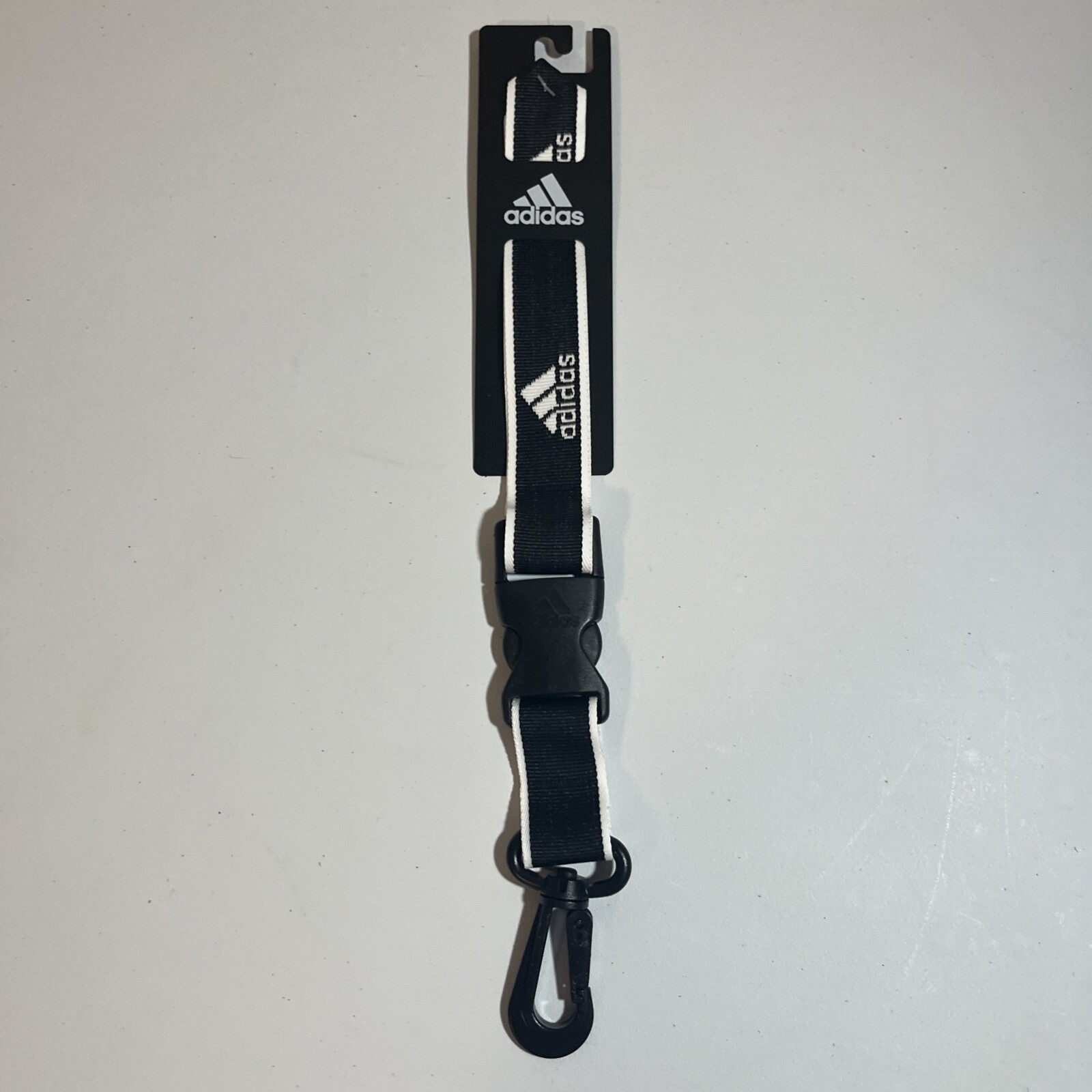 Adidas Unisex Interval Wrist Lanyard Black/White ONE SIZE - NWT - Many Available