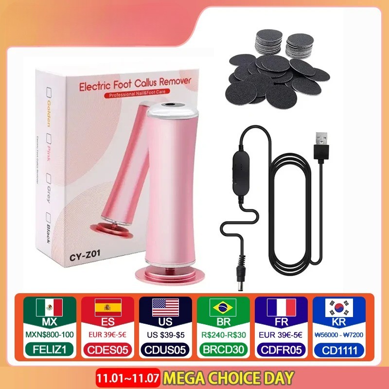 USB Electric Dead Skin Pedicure Automatic Foot Grinder Foot Polish Foot Skin