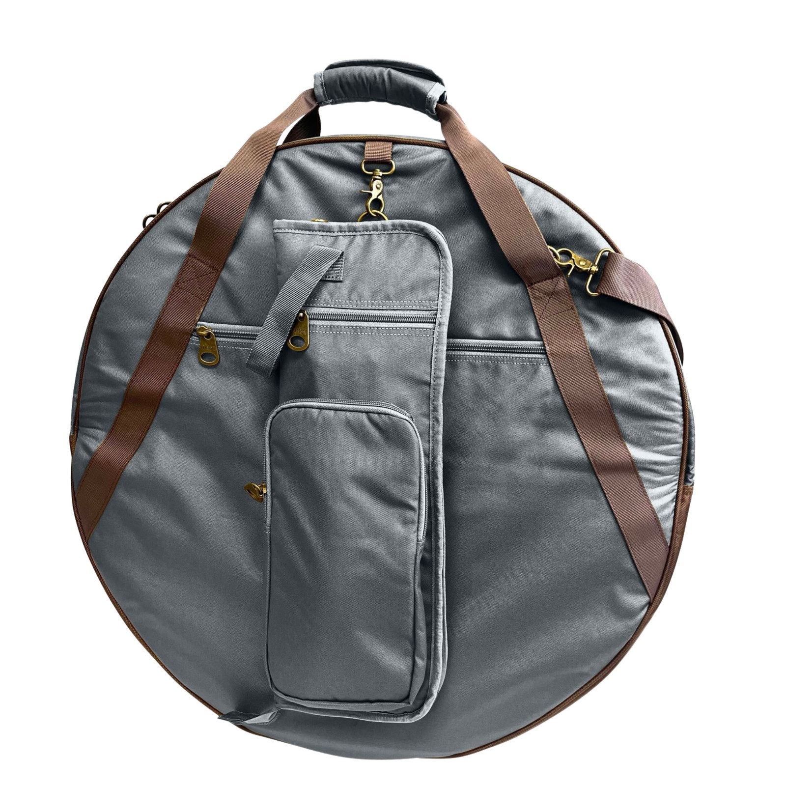 Barton Coyote Cymbal & Drumstick Combo Carry Bag, 24"/16", Iron