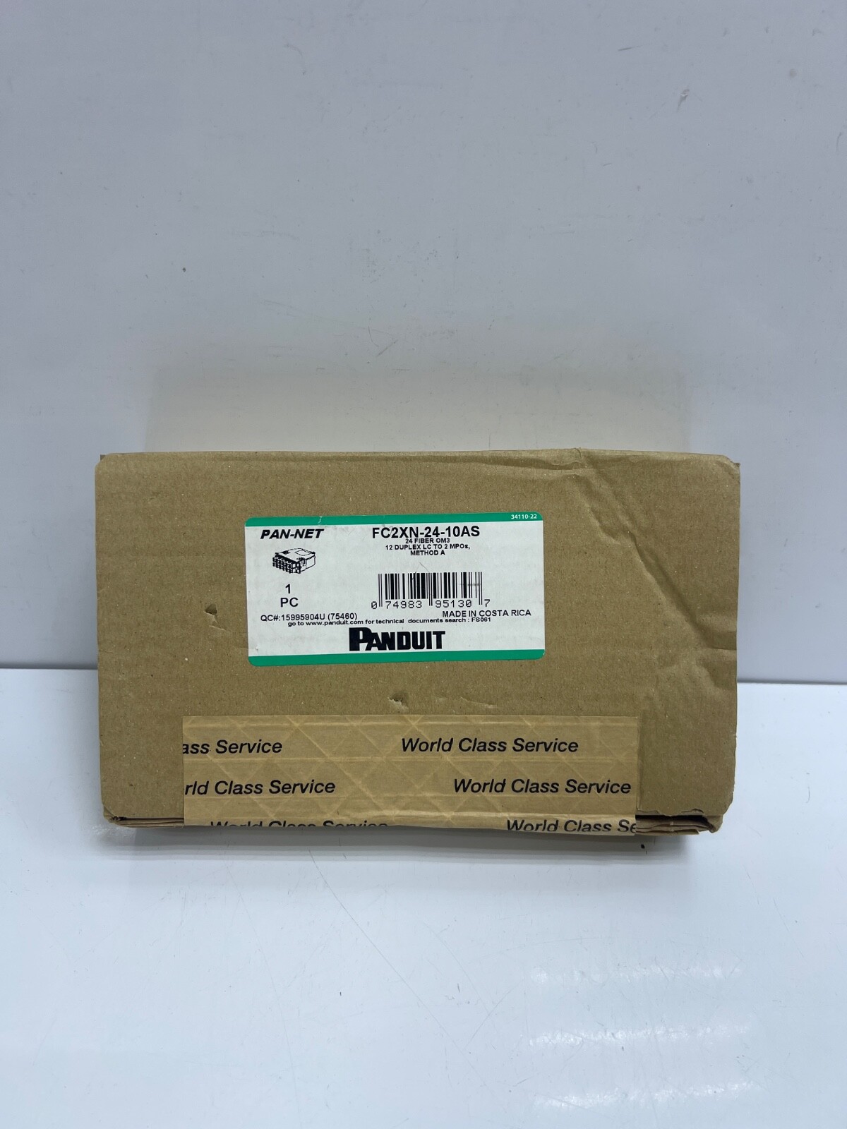Panduit FC2XN-24-10AS , 24 Port Fiber MPO Cassette