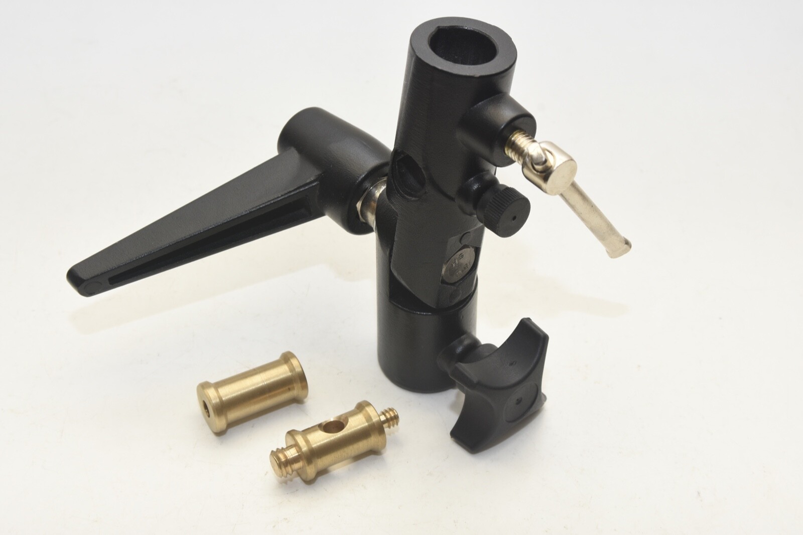 Used Impact CA-108 Swivel Umbrella Adapter w/ Two Reversible 5/8" Threaded Studs