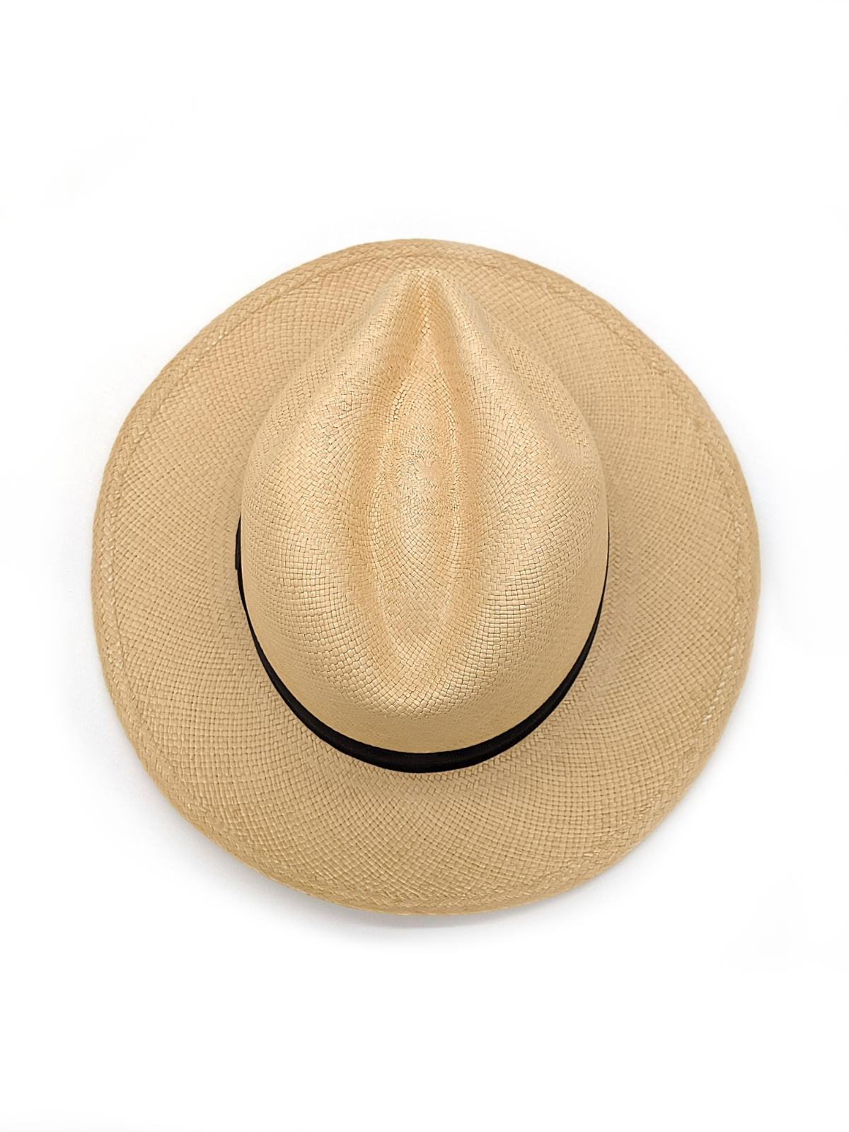 New Genuine Panama Hat Rolling Folding All Sizes Quality Travel Tube - Natural