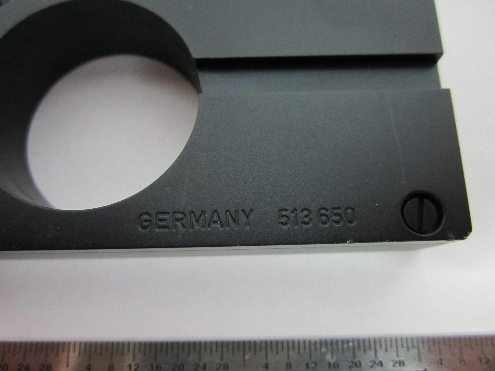 MICROSCOPE PART POLARIZER SLIDE GERMANY 513650 OPTICS BIN#B1-R-11
