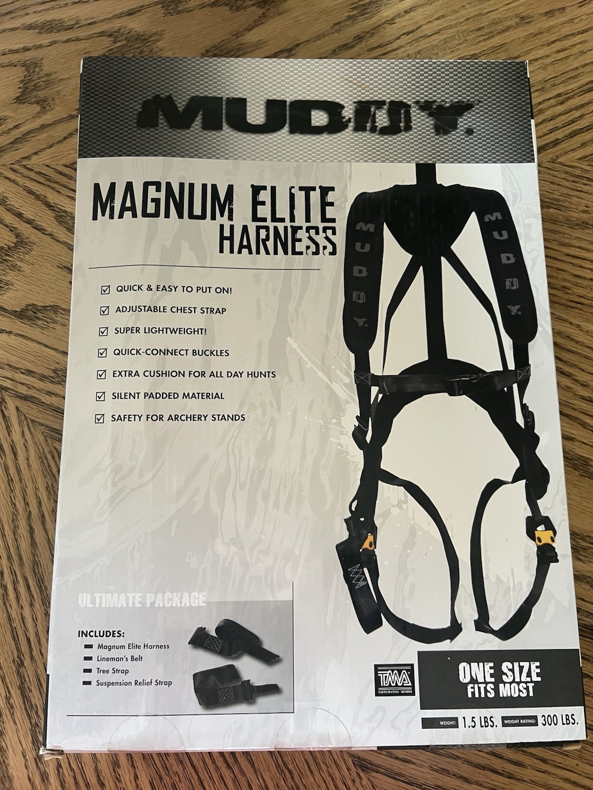 Muddy Magnum Elite Harness MUD-MSH120-GY Safety Equipment