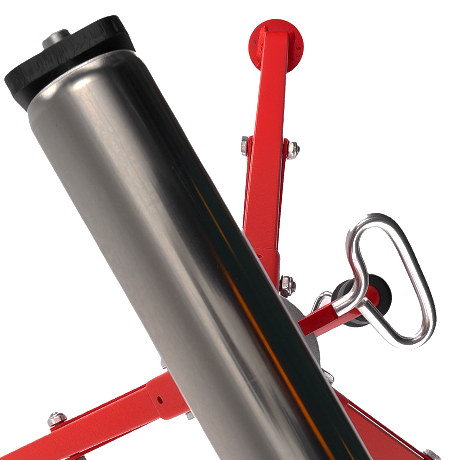 Adjustable Roller Stand Jack 2500lbs Load 27.6-52in Height Detachable Base