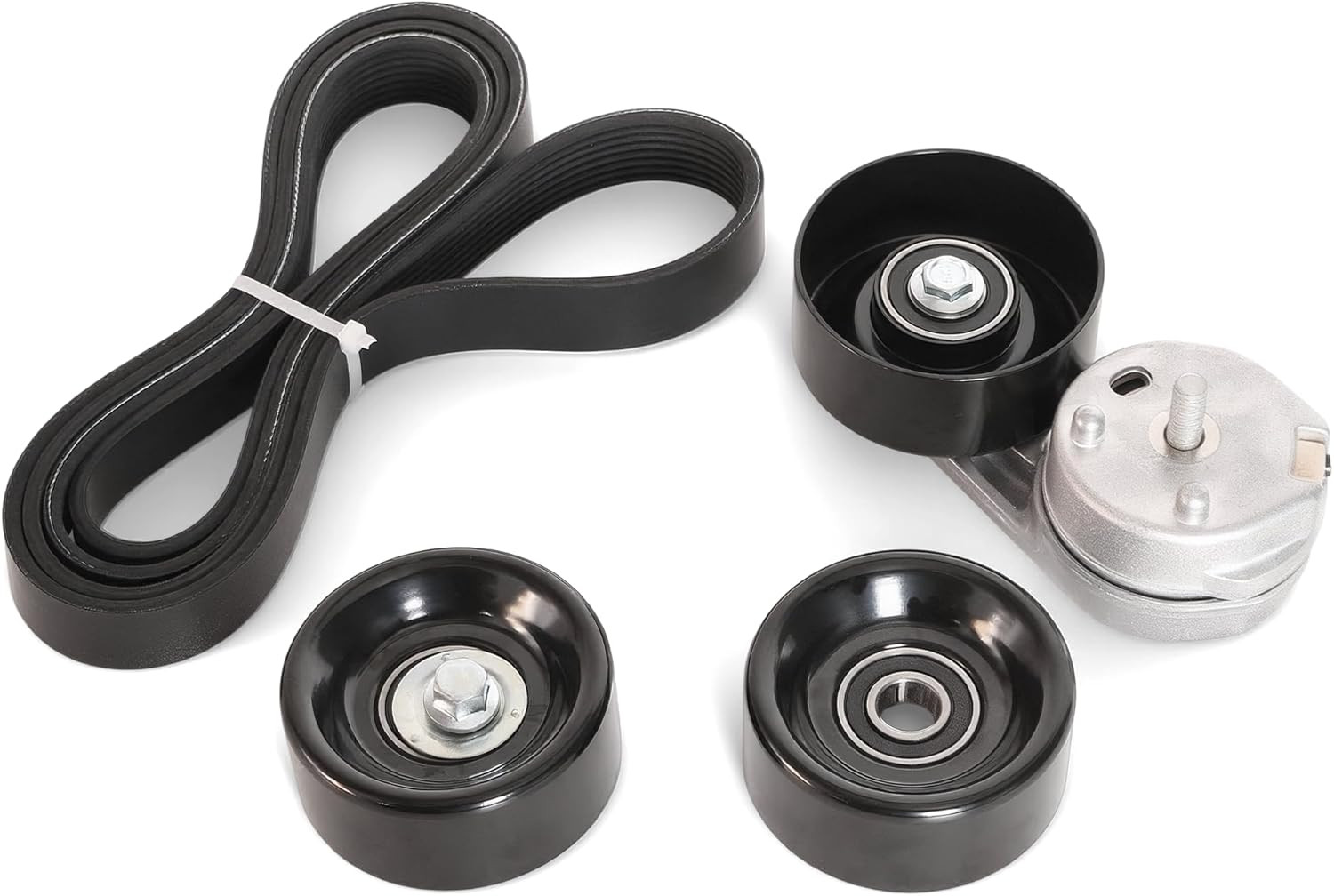 Serpentine Belt Tensioner Idler Pulley Kit for Ford F250 F350 6.4L Diesel 39051