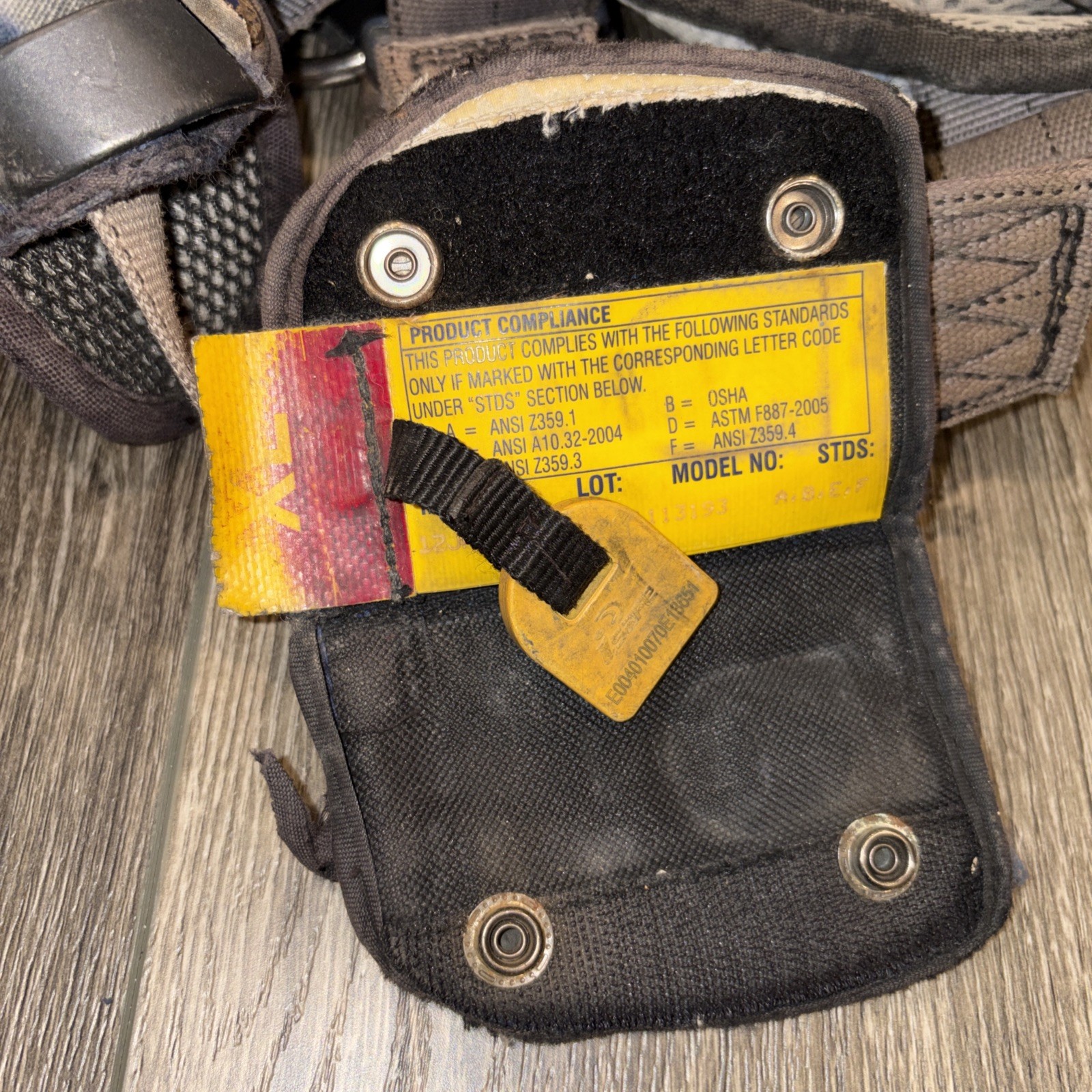CLIMBING SAFETY HARNESS Exofit NEX Model Number 113193 Size XL