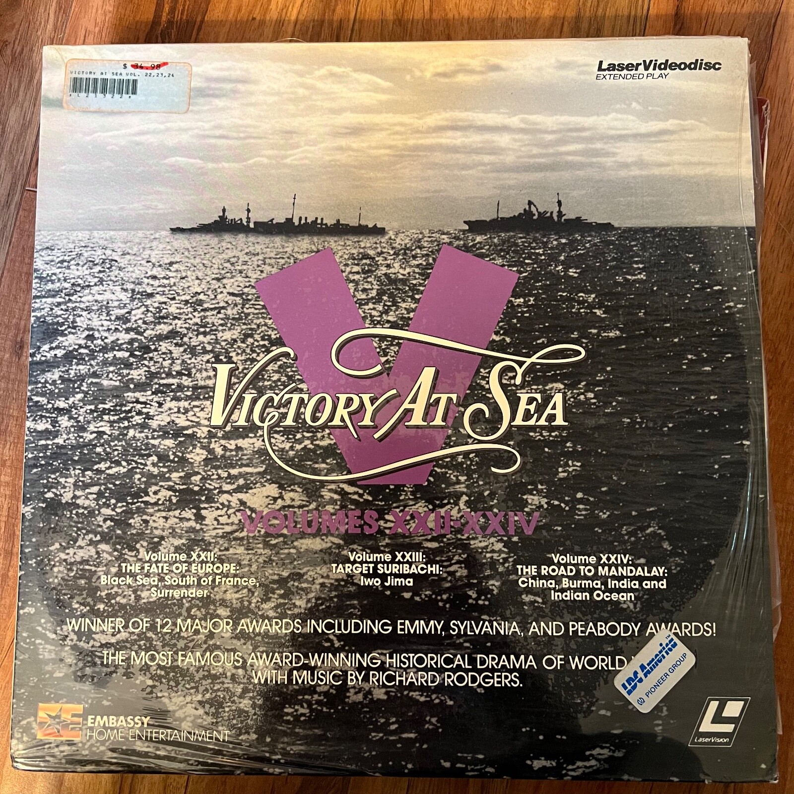 Victory At Sea vol. XXII-XXIV - Laserdisc  buy 6 for Free Shipping