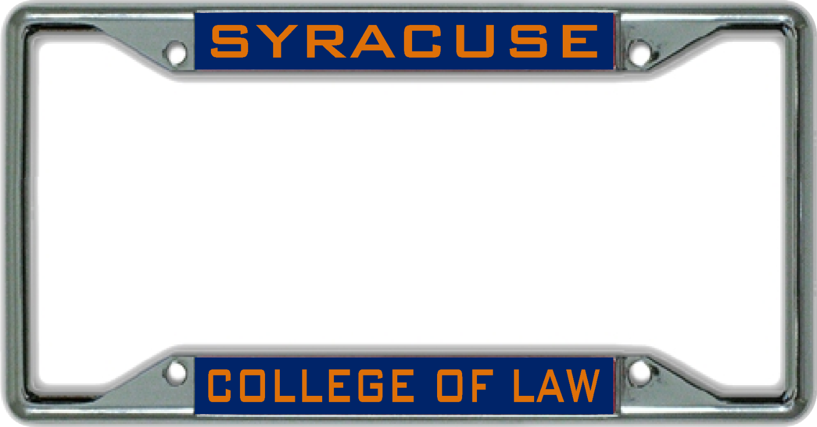 Syracuse Law License Plate Frame