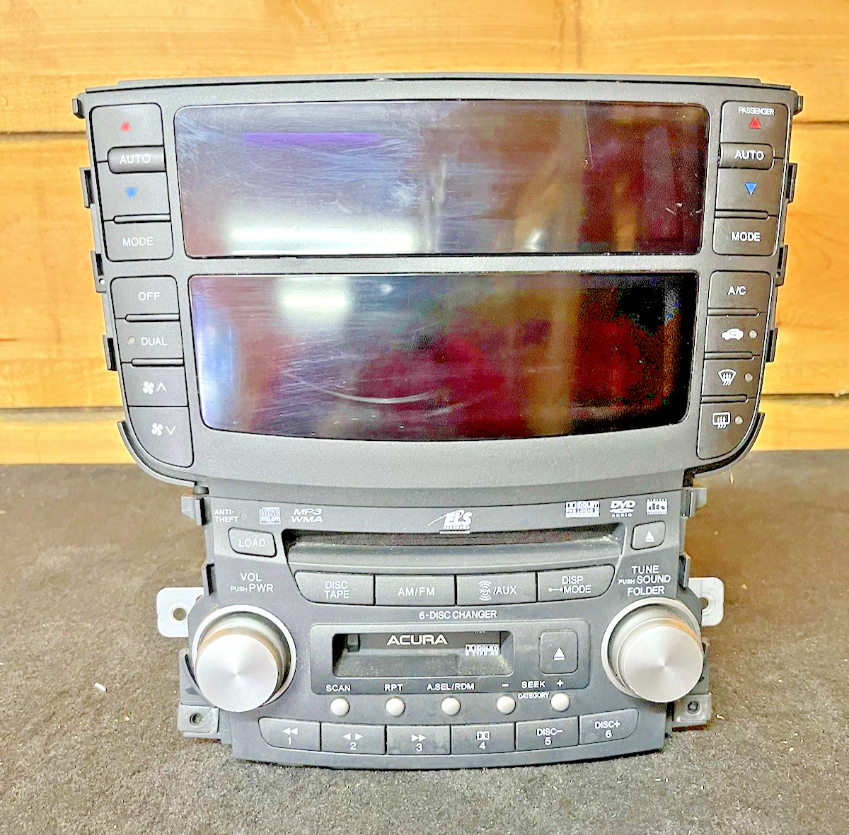 2007-2008 ACURA TL CD RADIO STEREO CLIMATE CONTROL DISPLAY SCREEN AM FM OEM