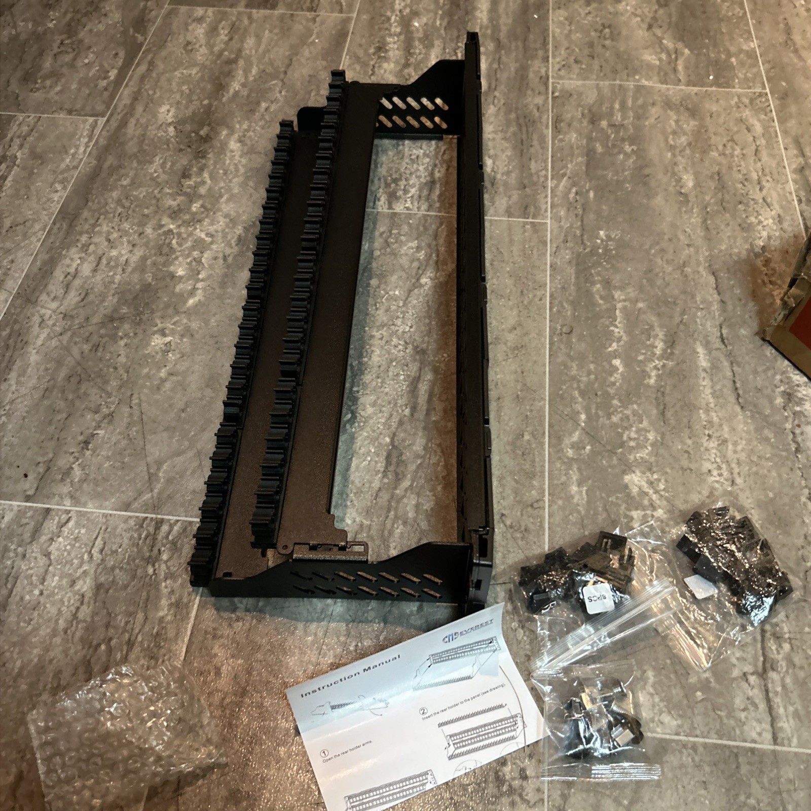 New Everest Media Solutions 48 Ports UTP Keystone Patch Panel 4 19” 2U. 1 Pack