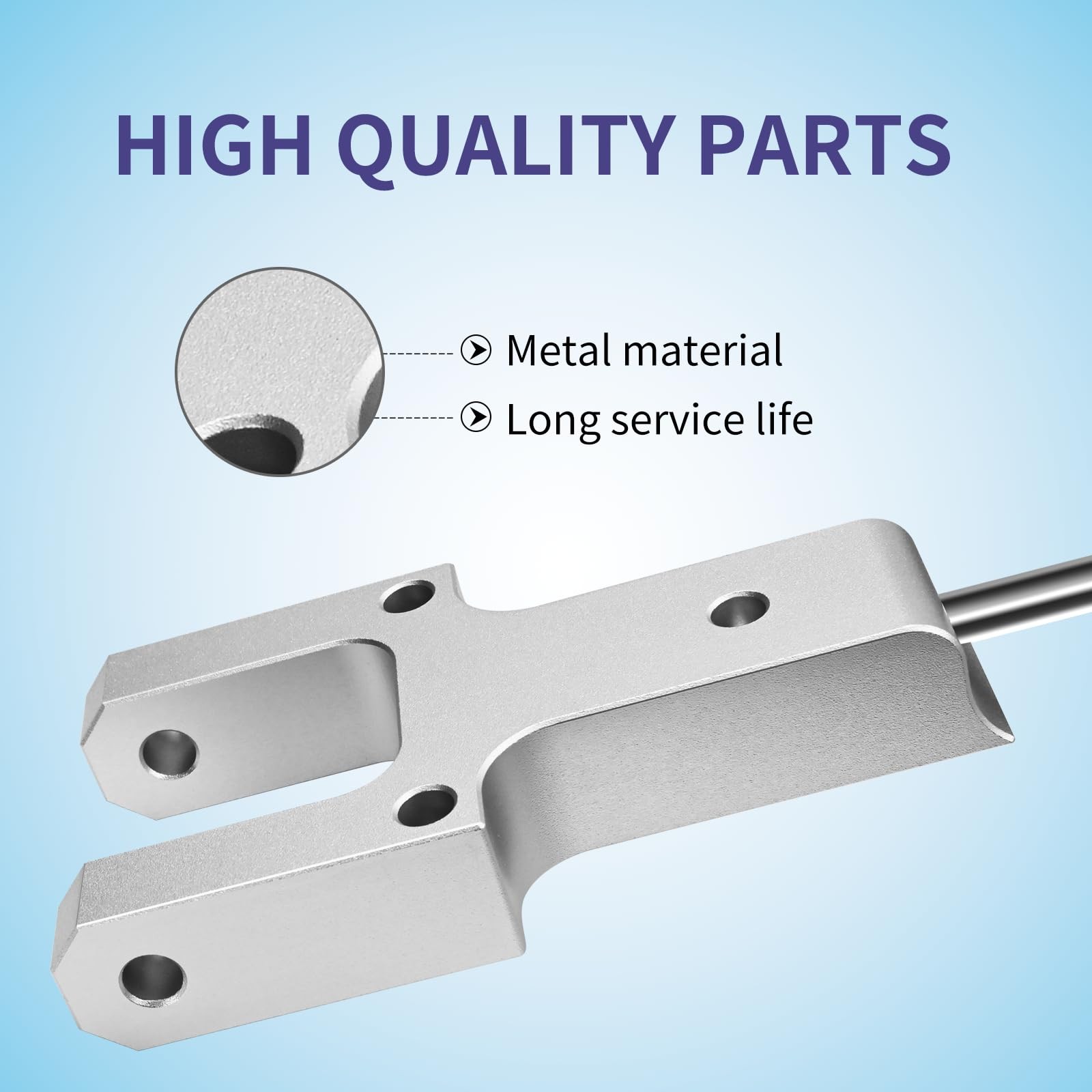 Vanshly Metal Toggle Drive Connector Compatible with NO, Silver