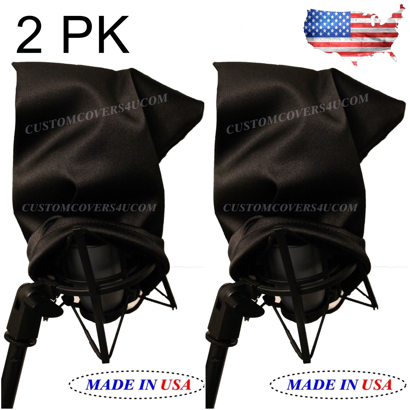 PROFESSIONAL MICROPHONE RECORDING STUDIO CUSTOM FIT DUST COVER 6.25 x 9.2"